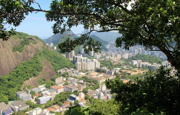 Letecký Pohled Rio Janeiro Brazílie — Stock fotografie