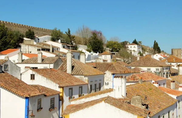 Vista Das Ruas Medievais Cidade Avila Espanha — Fotografia de Stock