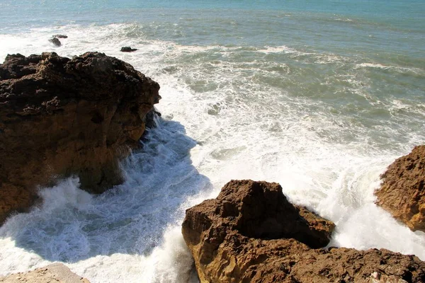 Oceano Cidade Naraze Portugal — Fotografia de Stock