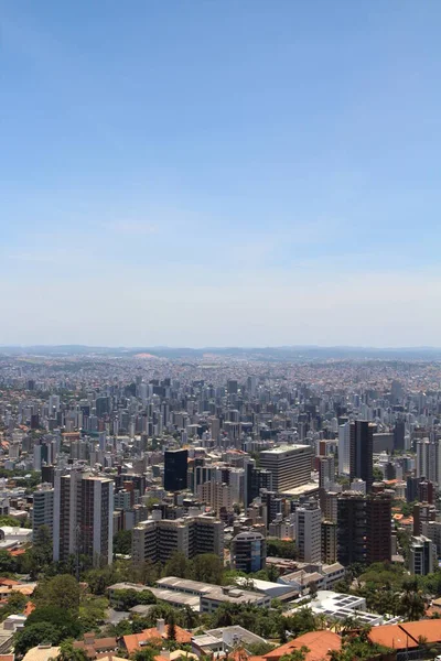 Vista Aérea Urbana Cidade Belo Horizonte Brasil — Fotografia de Stock