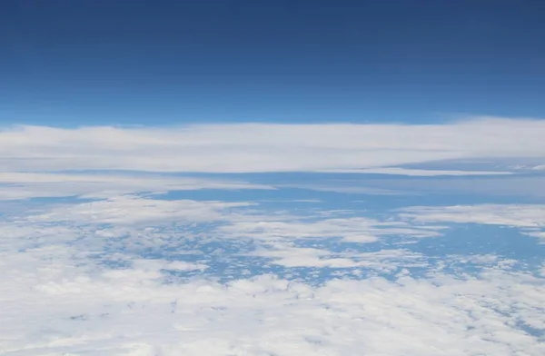 Nuages Blancs Dans Ciel Bleu — Photo