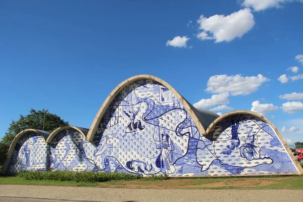 Brazil Prosince Vnější Pohled Kostel Františka Assisi Prosince 2016 Belo — Stock fotografie