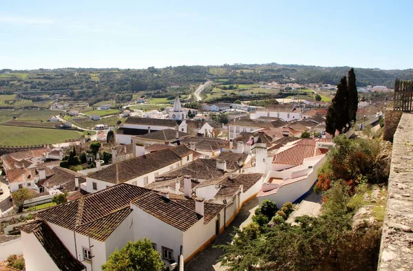 Vista Las Calles Ciudad Medieval Ávila España — Foto de Stock
