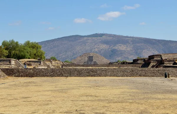 Vista Teotihuacan Uma Cidade Antiga México — Fotografia de Stock