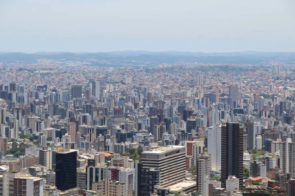 Vista Aérea Urbana Cidade Belo Horizonte Brasil — Fotografia de Stock