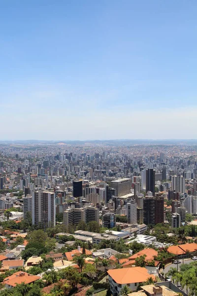 Vista Aérea Urbana Cidade Belo Horizonte Brasil — Fotografia de Stock