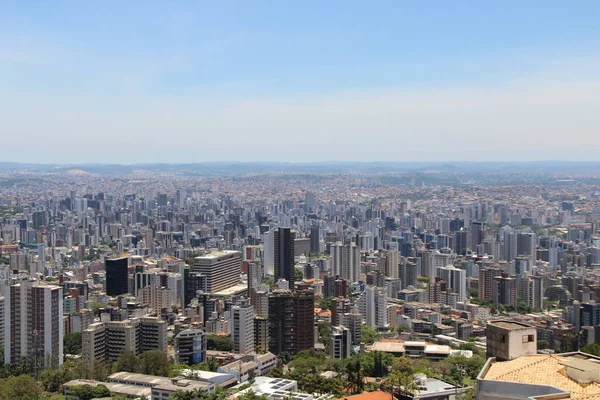 Brezilya Nın Belo Horizonte Kentinin Havadan Görünüşü — Stok fotoğraf