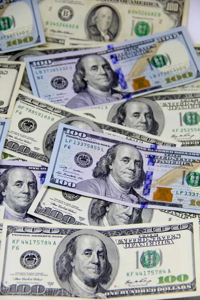 Amerikan doları banknotları yakın plan görüntüsü