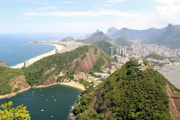 Αεροφωτογραφία Του Ρίο Ντε Τζανέιρο Βραζιλία — Φωτογραφία Αρχείου