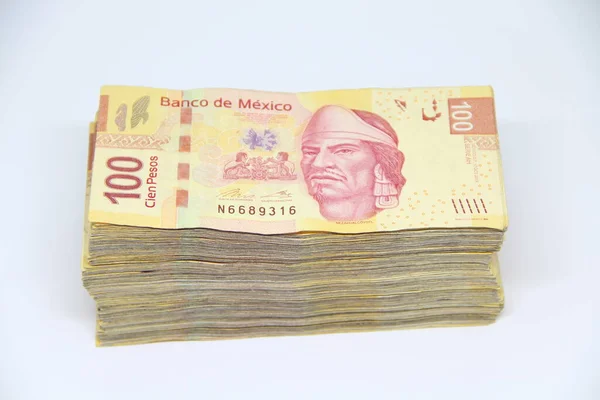 Mexikanisches Geld Aus Nächster Nähe — Stockfoto