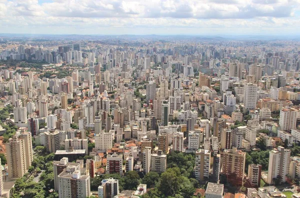 Bela Vista Aérea Cidade Belo Horizonte Brasil — Fotografia de Stock