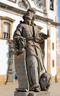 18. yüzyılın ikinci yarısında Bon Jesus de Matosinhos 'daki farklı Hıristiyan peygamberlerin heykelleri, Brezilya' nın Kongonhas şehrinde Haç Yolu 'na adanmış rokoko kilisesi. 