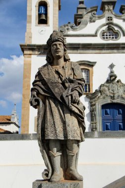 18. yüzyılın ikinci yarısında Bon Jesus de Matosinhos 'daki farklı Hıristiyan peygamberlerin heykelleri, Brezilya' nın Kongonhas şehrinde Haç Yolu 'na adanmış rokoko kilisesi. 