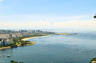 Rio de Janeiro, Brezilya 'nın hava manzarası