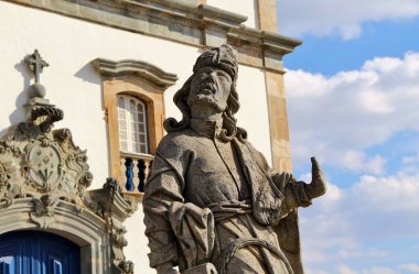 18. yüzyılın ikinci yarısında Bon Jesus de Matosinhos 'daki farklı Hıristiyan peygamberlerin heykelleri, Brezilya' nın Kongonhas şehrinde Haç Yolu 'na adanmış rokoko kilisesi. 