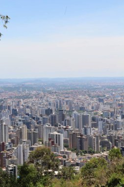 Brezilya 'nın Belo Horizonte kentinin havadan görünüşü
