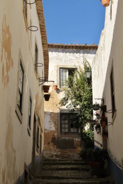 Ortaçağ şehir sokakları, Avila, İspanya