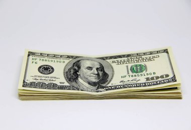 Amerikan doları banknotları yakın plan görüntüsü