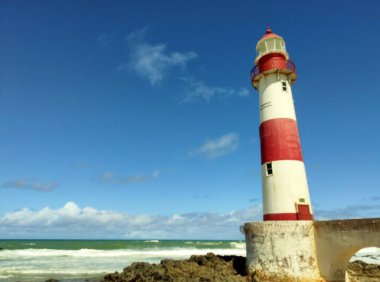 Deniz fenerinin güzel manzarası 