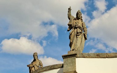 18. yüzyılın ikinci yarısında Bon Jesus de Matosinhos 'daki farklı Hıristiyan peygamberlerin heykelleri, Brezilya' nın Kongonhas şehrinde Haç Yolu 'na adanmış rokoko kilisesi. 