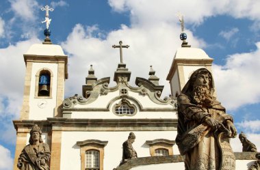 18. yüzyılın ikinci yarısında Bon Jesus de Matosinhos 'daki farklı Hıristiyan peygamberlerin heykelleri, Brezilya' nın Kongonhas şehrinde Haç Yolu 'na adanmış rokoko kilisesi. 
