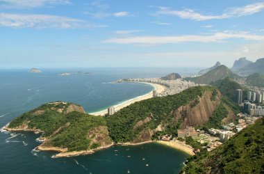 Rio de Janeiro, Brezilya 'nın hava manzarası