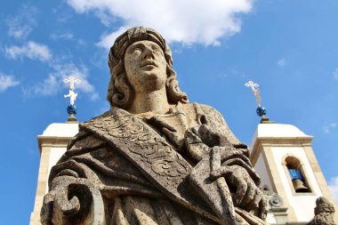 18. yüzyılın ikinci yarısında Bon Jesus de Matosinhos 'daki farklı Hıristiyan peygamberlerin heykelleri, Brezilya' nın Kongonhas şehrinde Haç Yolu 'na adanmış rokoko kilisesi. 