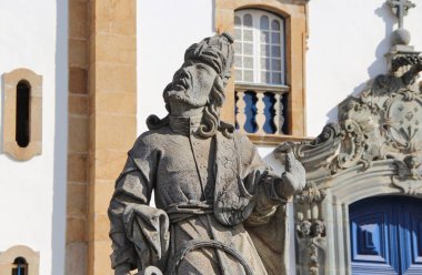 18. yüzyılın ikinci yarısında Bon Jesus de Matosinhos 'daki farklı Hıristiyan peygamberlerin heykelleri, Brezilya' nın Kongonhas şehrinde Haç Yolu 'na adanmış rokoko kilisesi. 