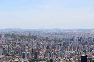 Brezilya 'nın Belo Horizonte kentinin havadan görünüşü
