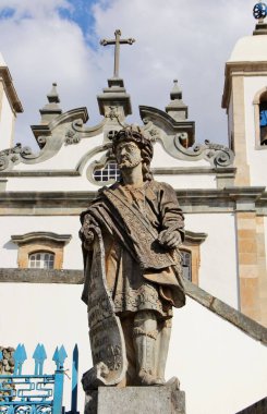 18. yüzyılın ikinci yarısında Bon Jesus de Matosinhos 'daki farklı Hıristiyan peygamberlerin heykelleri, Brezilya' nın Kongonhas şehrinde Haç Yolu 'na adanmış rokoko kilisesi. 