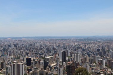 Brezilya 'nın Belo Horizonte kentinin havadan görünüşü