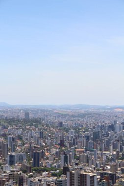 Brezilya 'nın Belo Horizonte kentinin havadan görünüşü