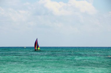 Karayip deniz manzarası