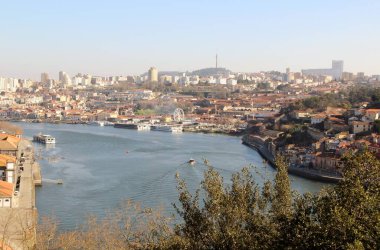 Mimari manzara, binalar ve caddeler liman kenti, Porto, Portekiz