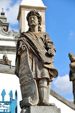 18. yüzyılın ikinci yarısında Bon Jesus de Matosinhos 'daki farklı Hıristiyan peygamberlerin heykelleri, Brezilya' nın Kongonhas şehrinde Haç Yolu 'na adanmış rokoko kilisesi. 