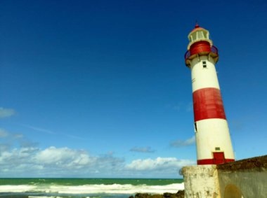 Deniz fenerinin güzel manzarası 