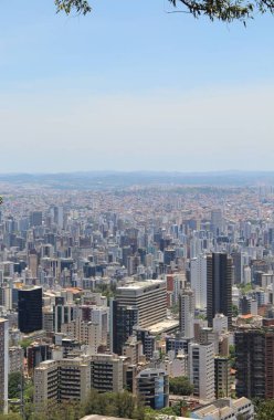Brezilya 'nın Belo Horizonte kentinin havadan görünüşü