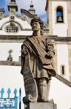 18. yüzyılın ikinci yarısında Bon Jesus de Matosinhos 'daki farklı Hıristiyan peygamberlerin heykelleri, Brezilya' nın Kongonhas şehrinde Haç Yolu 'na adanmış rokoko kilisesi. 