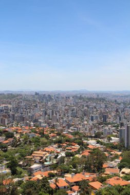 Brezilya 'nın Belo Horizonte kentinin havadan görünüşü