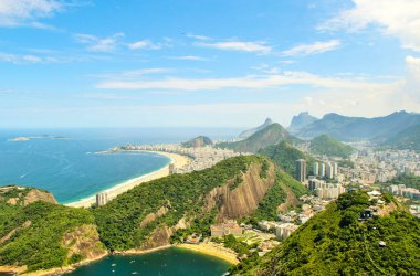 Rio de Janeiro, Brezilya 'nın hava manzarası