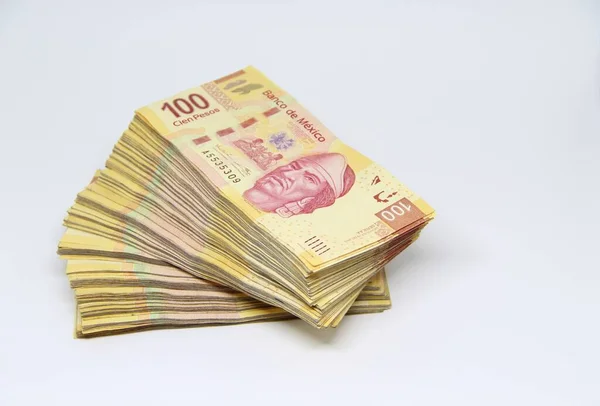 Mexican Money Close View — Stock Photo, Image