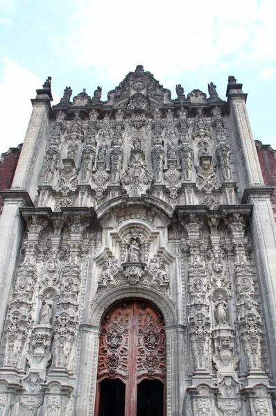 Catedral Estilo Colonial Ciudad México — Foto de Stock