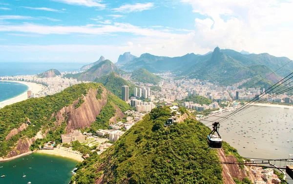Rio Janeiro Brazília Légi Kilátása — Stock Fotó