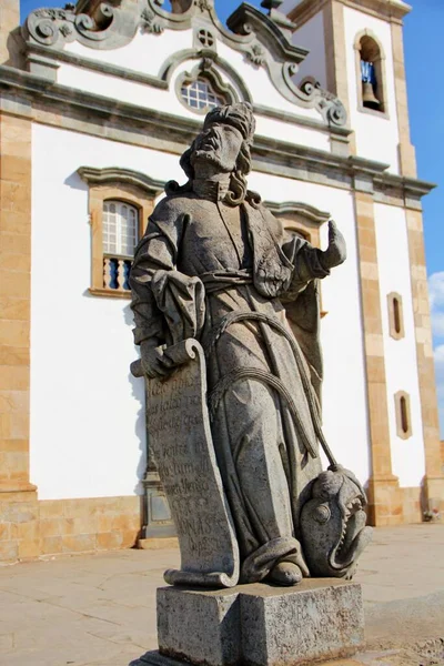 18. yüzyılın ikinci yarısında Bon Jesus de Matosinhos 'daki farklı Hıristiyan peygamberlerin heykelleri, Brezilya' nın Kongonhas şehrinde Haç Yolu 'na adanmış rokoko kilisesi. 