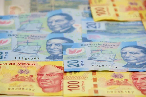 Мексиканські Банкноти — стокове фото