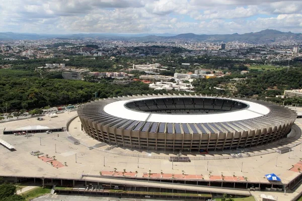 巴西Mineirao足球场的空中景观 — 图库照片