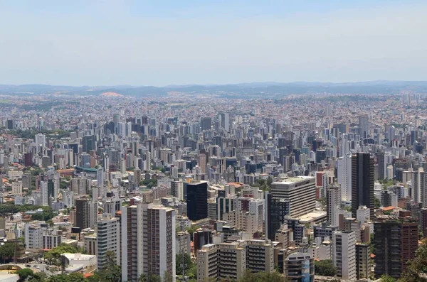 Veduta Aerea Urbana Città Belo Horizonte Brasile — Foto Stock