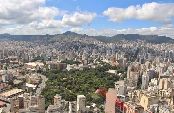 Krásný Letecký Výhled Město Belo Horizonte Brazílie — Stock fotografie