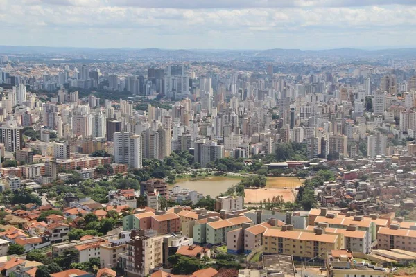 Gyönyörű Légi Kilátás Belo Horizonte Város Brazília — Stock Fotó