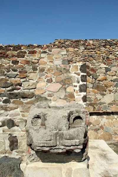 Άποψη Του Teotihuacan Μια Αρχαία Πόλη Στο Μεξικό — Φωτογραφία Αρχείου